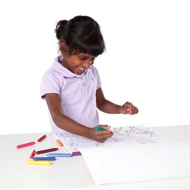 Melissa & Doug Jumbo 50-Page Kids' Coloring Pad - Horses, Hearts, Flowers, and More Princess Large Coloring Book for Ages 3+ - FSC-Certified - Image 8