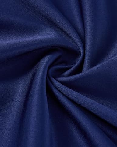 J.VER Mens Dress Shirts Stretch Wrinkle Free Button Down Shirt Business Casual Long Sleeve Stylish Tops for Wedding Party Prom Navy Blue Medium - Image 4