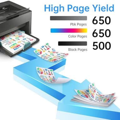 LEMERO 410XL Ink Cartridges 5 Pack Remanufactured Ink Cartridge Replacement for Epson 410 Ink Cartridges 410XL 410 XL T410XL to use with Expression XP-7100 XP-640 XP-830 XP-630 XP-530 XP-635 Printer - Image 3