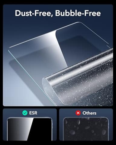 ESR 2 Pack Armorite Screen Protector for iPad A16 11th/10th Generation (11 Inch/10.9, 2025/2022), 9H Hardness Tempered Glass Film with UltraFit Tray, Military Grade, HD Clarity, Dust & Bubble Free - Image 5