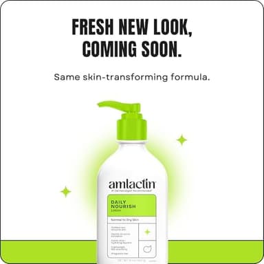 AmLactin Daily Nourish - Therapeutic Body Lotion for Dry Skin - No-Scrub Exfoliator and Moisturizer with 12% Lactic Acid AHA, 14.1 oz (Packaging May Vary - Image 3