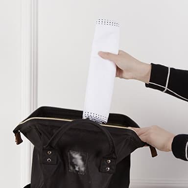 TILLYOU Waterproof Changing Pad Liners 6 Pack, 100% Cotton Reusable Cloth Diaper Liners, White - Image 3