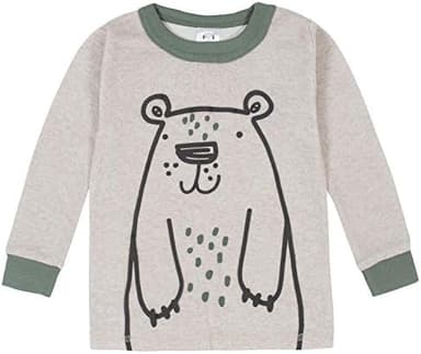 Gerber Baby Boys' Toddler Snug Fit 4-Piece Pajama Set - Image 5