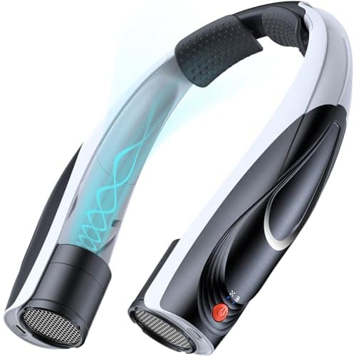 Tenvolti Portable Neck Fan- Hands Free Personal Fan, 6 Speeds 6000mAh Long-Lasting Battery Faster Cooling, USB-C Rechargeable, 360° Airflow, Quiet Gifts for Women Men Office Travel Outdoor - Image 1