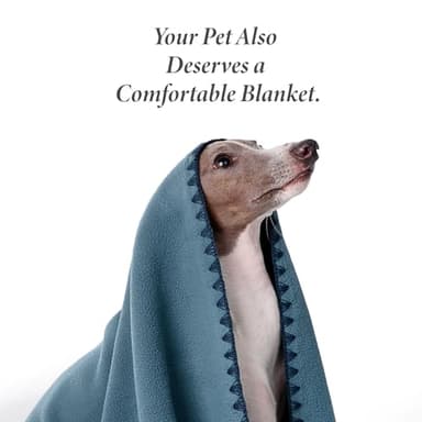 Loesuona Super Soft Fleece Dog Blanket - 1 Pack, Dog Blankets for Small Dogs, Dog Blankets for Medium Dogs Washable, 40"x32" Puppy Blankets for Couch, Cat Blanket,All-Season Comfort - Image 2