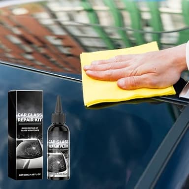 JUDUNA Windshield Crack Repair Kit, 2025 New Car Cracks Gone Glass Repair Kit Windshield Repair Kit for Chips and Cracks, Car Glass Repair Glue Scratch Chip Cracks Repair Kit (1 Pcs) - Image 8