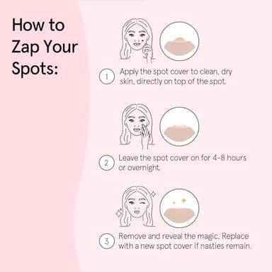 grace & stella Award Winning Pore Strip - Pimple Patches for Face - Hydrocolloid Acne Patches - Absorbs Zits, Reduces Redness - Cute Patches Dermatologist-Tested, Vegan (Multishape, 36 Count) - Image 6