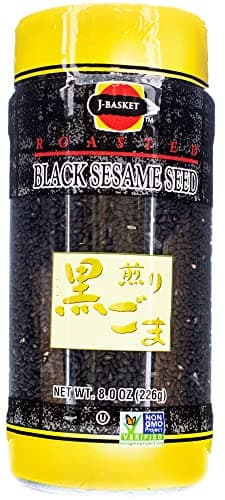 J-BASKET Sesame Seeds, Black, 8-Ounce (Pack of 4) - Image 1