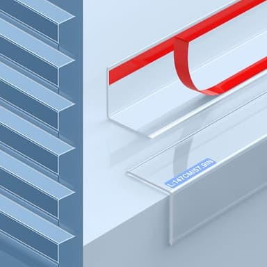 6PCS Clear Self-Adhesive Wall Corner Protectors，Corner Guards & Edge Protector for Wall Door Frame Cabinet Baseboard & Door, Table, Stair (57.8" X 1.18") - Image 9