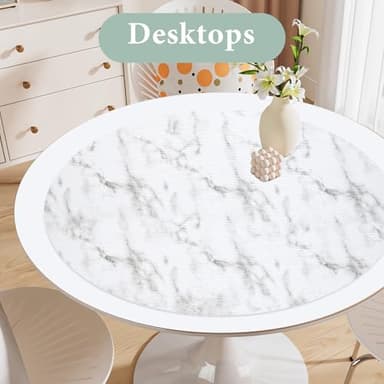 Drawer and Shelf Liner for Kitchen Cabinet: 23.6 in X 20 Ft Non Slip Waterproof Shelf Paper Non Adhesive Refrigerator Liners White Marble Easy Liners for Bathroom with Knife Tape Measure - Image 7