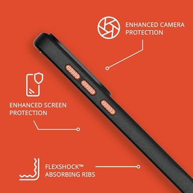 Tech21 Evo Pro Samsung S24 Case: 20ft Military Drop Proof Protection, Case for Galaxy S24 with Enhanced Camera Protection, 2 Lanyards Included for Durability and Safety - Black - Image 5