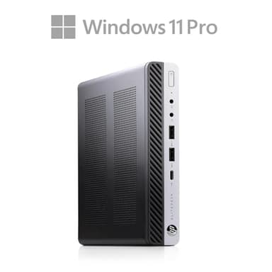 HP Elitedesk 800 G3 Mini Desktop PC, Windows 11 Pro, Core i5-6500T Processor, USB WiFi+BT, Keyboard and Mouse(Renewed) (i5-6th-16GB-512GB) - Image 4