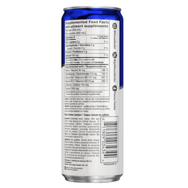 Focus Factor Energy Drink - 12 x 355ml Cans (Fruit Punch Flavour) - with Focus + Energy - Lightly Carbonated, Sugar Free, Low Calorie with Vitamin B6 & Vitamin B12 - Image 3