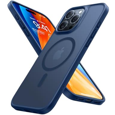 TORRAS Magnetic Shockproof for iPhone 16 Pro Max Case, [4X Military-Grade Protection] [Compatible with MagSafe] Translucent Case for iPhone 16 Pro Max Anti-Scratch Guardian 6.9" - Image 1