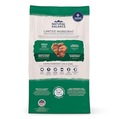 Natural Balance Limited Ingredient Adult Dry Dog Food with Healthy Grains, Lamb & Brown Rice Recipe, 4 Pound (Pack of 1) - Image 3