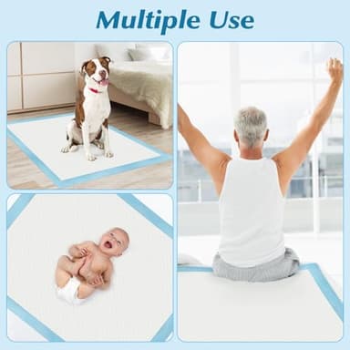 Wowflash Super Absorbency Disposable Leakproof Underpads with Quick Drying for Baby, Adults, Puppy, Dog Bed Pee Pads, Extra Large, XXL Incontinence Pads, 30” x 36”, 50 Count - Image 6