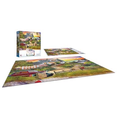 RoseArt - My Happy Place - Seaside Hill - 1000 Piece Jigsaw Puzzle for Adults - Image 3