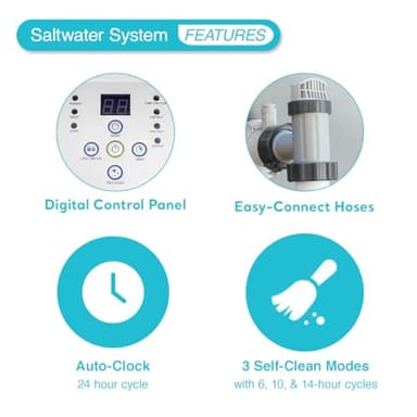 Intex Krystal Clear Saltwater System for Above-Ground Pools up to 15,000 Gallons - Image 4