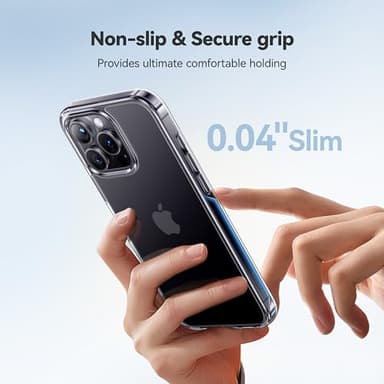 CASEKOO for iPhone 16 Pro Max Case Crystal Clear, [Never Yellow Technology] [12FT Military-Grade Protection] Slim Thin Transparent Cover for iPhone 16 ProMax Phone Case 6.9 inch, Clear - Image 7