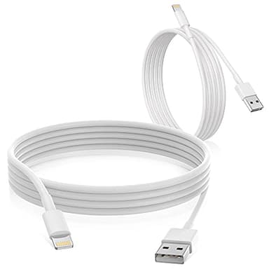 Uzento for iPhone Charger Cord,2 Pack Original USB to Lightning Cable Apple MFI Certified 6 Ft, Fast iPhone Charging Cord for iPhone 11/11Pro/11Max/ X/XS/XR/XS Max/8/7/6/5S/SE - Image 1