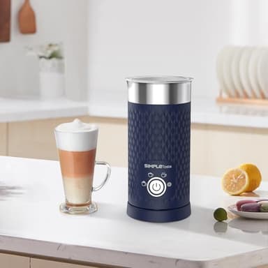 SIMPLETASTE Milk Frother, 4-in-1 Electric Milk Steamer, Automatic Warm and Cold Foam Maker and Milk Warmer for Latte, Cappuccinos, Macchiato - Image 5