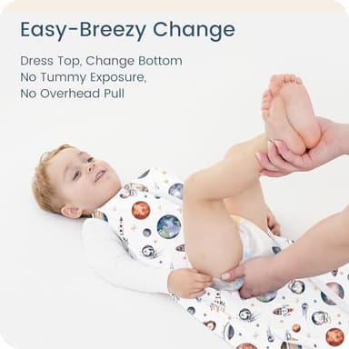 TOTBASIC Extra Large Toddler Sleep Sack, Light Summer Wearable Blanket Baby Sleeping Bag with 2-way Zipper, Ultra Soft Breathable Sleep Sacks for 24-36-48 Months 2T-3T-4T, 2 Pack(Planet Explorers) - Image 4
