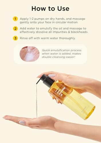 Hanskin Pore Cleansing Oil, Oil Cleanser for Face, Makeup Blackhead Sebum Remover, Korean Deep Pore Cleanser for Sensitive Skin [PHA] (10.14 oz) - Image 6