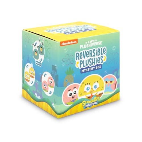 TeeTurtle Spongebob Squarepants 3" Reversible Plushie Blind Box - Officially Licensed Surprise Soft Stuffed Animal Mystery Box - Image 1