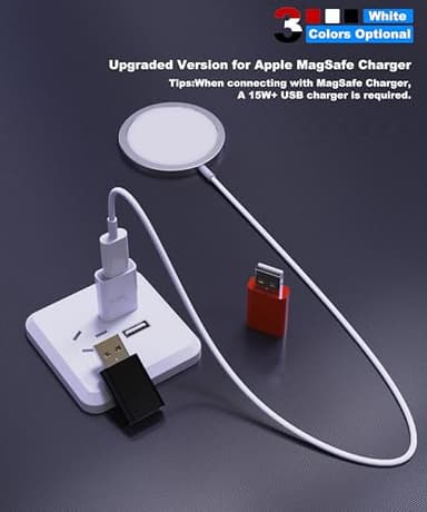 LMUBOY USB to USB C Adapter for iPhone Air 17 Pro Max,USB-C Female to USB Male Charger Converter for Apple MagSafe Watch 11/10/9/8/7/SE/Ultra,Car,iPhone 16 15 Mini Pro Max,Galaxy S20-25,Pixel,CarPlay - Image 4