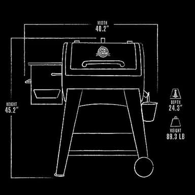 Pit Boss PB440FB1 Pellet Grill, 482 Square Inches, Black - Image 6