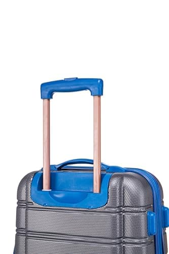 Rockland Melbourne Hardside Expandable Luggage with Spinner Wheels, Grey, 20"/14" 2pc Set - Image 8