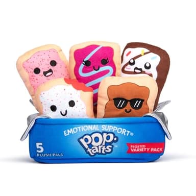 Pop-Tarts™ Emotional Support by Relatable, Snack-Inspired Pals, Full of Bite-Sized Plushies and Cute Stuff, Unexpected Funny Gifts for Loved Ones, Includes 5 Plush Pals with Plush Box - Image 1