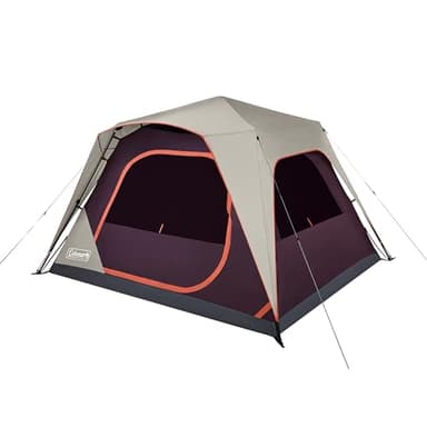 Coleman Skylodge Instant Tent with Rainfly, 4/6/8 Person Family Tent Sets Up in a Minute, Includes Pre-Attached Poles & Carry Bag - Image 1