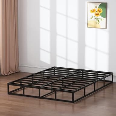 SHLAND Box Springs King 9 Inch High Profile King Size Box Spring Strong Metal Frame Mattress Foundation with Fabric Cover, Box Spring King Size Bed, Easy Assembly - Image 7