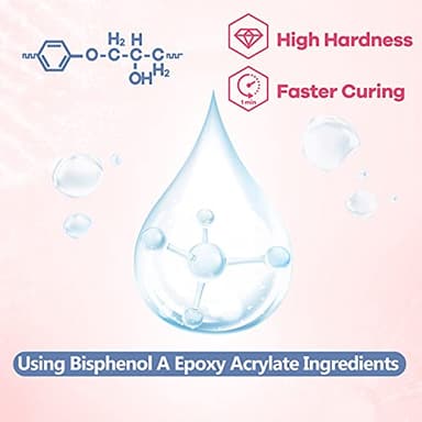 YIEHO 1000g UV Resin -Upgraded Crystal Clear Hard UV Fast Curing Epoxy Resin Supplies with Mat for Craft Jewelry Making 1KG - Image 2