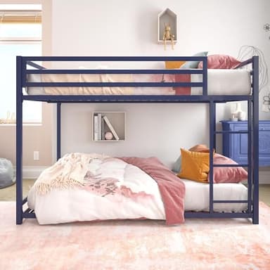 DHP 4306619 Miles Metal Full, Blue Bunk Bed Blue - Image 5