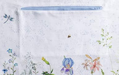 Maison d' Hermine Apron for women with Pocket 100% Cotton 27.50"x31.50" 1 Piece Adjustable Neck Strap & long ties Apron Men, Chef, Wedding, Cooking, Gardening, Server Spring/Summer (Fleurs De Mai) - Image 8