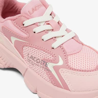 Lacoste Unisex-Child Infant's L003 Neo Sneaker, Pink/Pink, 10 - Image 7