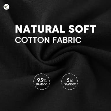 Natural Feelings Men's Underwear Viscose from Bamboo Boxer Briefs Underwear Pack for Men, Multicolor, Large - Image 4
