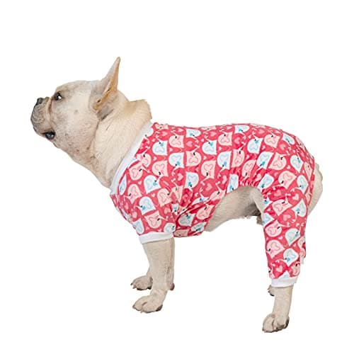 CuteBone Dog Halloween Pajamas Puppy Onesies Small Dogs Soft Pjs Coat Cat Apparel Comfy Pet Christmas Clothes Outfit Doggie Bodysuit P145L - Image 1