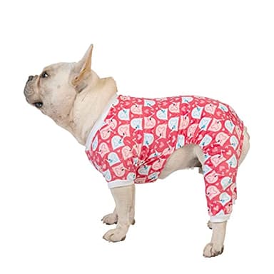 CuteBone Dog Halloween Pajamas Puppy Onesies Small Dogs Soft Pjs Coat Cat Apparel Comfy Pet Christmas Clothes Outfit Doggie Bodysuit P145L - Image 1