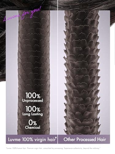 LUVME HAIR 12 Inch Light Yaki Loose Wave Wig Gorgeous Human Hair, Undetectable HD Lace Glueless Bob Wigs Human Hair Pre Plucked, Pre Cut Lace Wig Short Natural Black Wig - Image 6