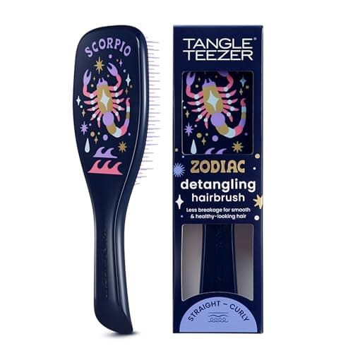 Tangle Teezer Zodiac Ultimate Detangler Hairbrush for Wet & Dry Hair, Eliminates Knots & Reduces Breakage for All Hair Types, Scorpio - Image 1