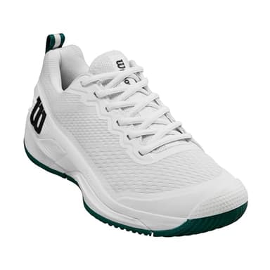 Wilson Rush Pro 4.5 Men's Tennis Shoe, White/Aventurine, Size 9.5 - Image 2
