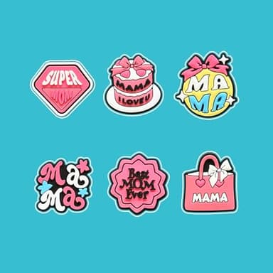 Mom Shoe Charms for Croc, Mother's Day Shoe Decoration for Shoes Bracelet Wristband Clog Sandals Birthday Party Favors - Image 4