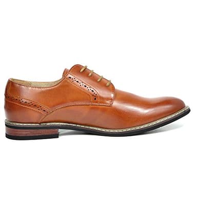 Bruno Marc Men's Leather Lined Dress Oxfords Shoes,Size 13W,Brown,PRINCEWIDE-16 - Image 6