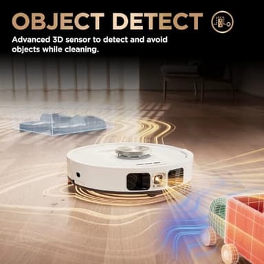 Shark Robot Vacuum & Mop, PowerDetect NeverTouch Pro, Self-Empty, Self-Refill with Self-Clean Pad Wash & Dry, 60-Day Debris Capacity, 30-Day Refill Tank, 5 PowerDetect Technologies, AV2800ZE (Renewed) - Image 9