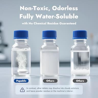 Papablic Descaling Tablets, 25 Count – Compatible with Baby Brezza, Momcozy, Papablic Bottle Washer, Warmer, Sterilizer & Formula Maker – Removes Milk & Limescale for Better Performance - Image 4