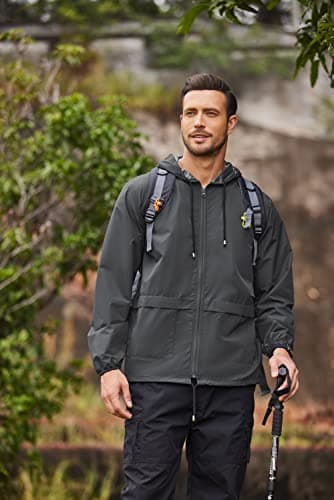 COOFANDY Cycling Rain Gear for Men Lightweight Waterproof Rain Shell - Image 2