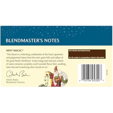 Celestial Seasonings Herbal Tea, Mint Magic,Caffeine Free, 20 tea bags (Pack of 6) - Image 3